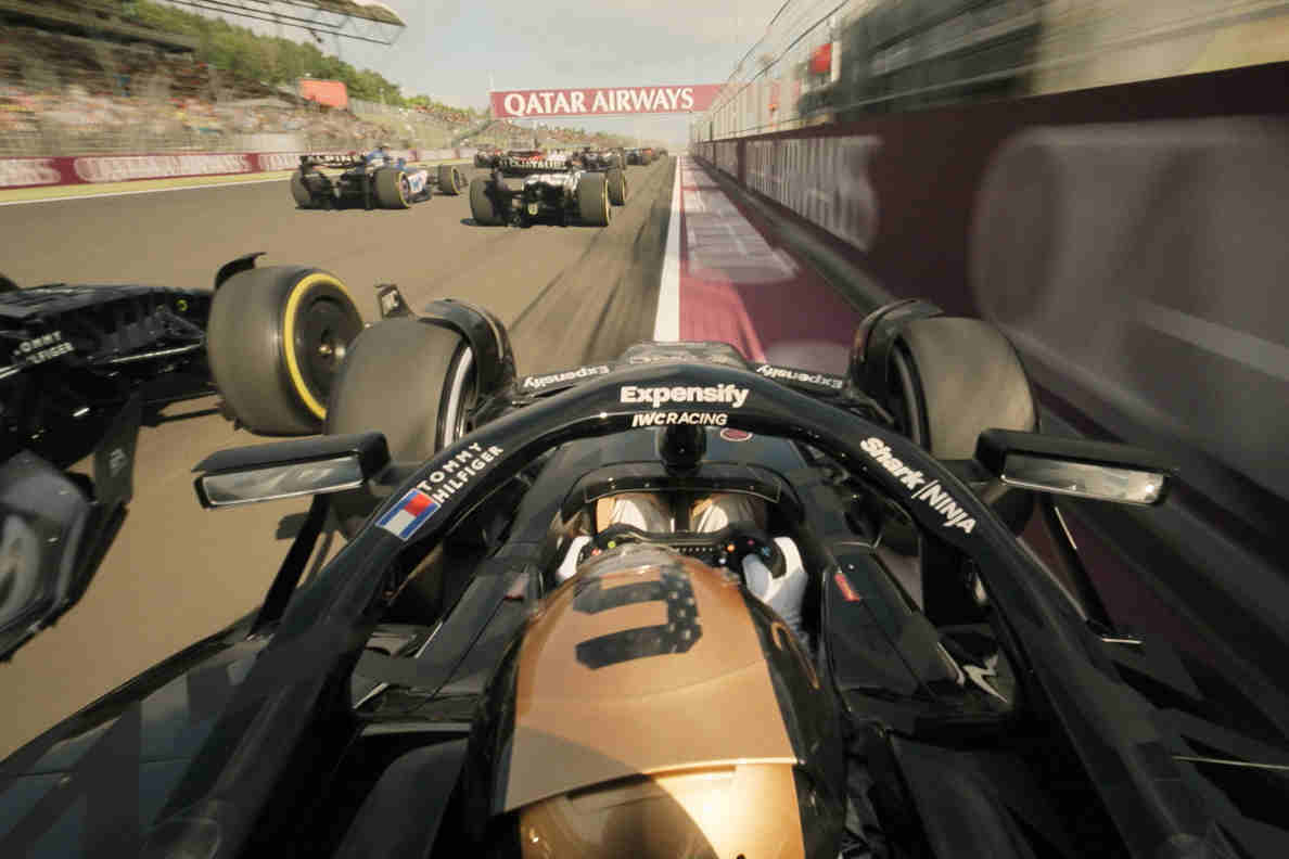 Scene from "F1: The Movie"