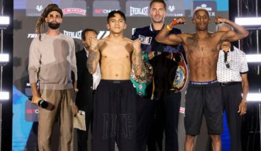 Image: Jesse ‘Bam’ Rodriguez 114.8 vs. Phumelela Cafu 115 - Official DAZN Weigh-in Results for Saturday