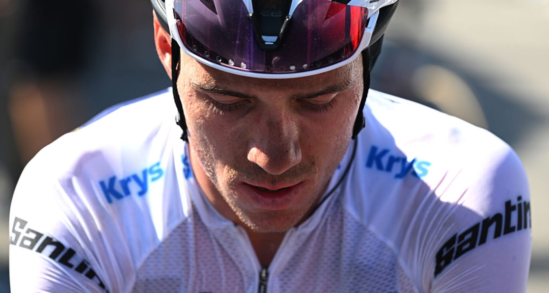 Remco Evenepoel at the 2025 Tour de France