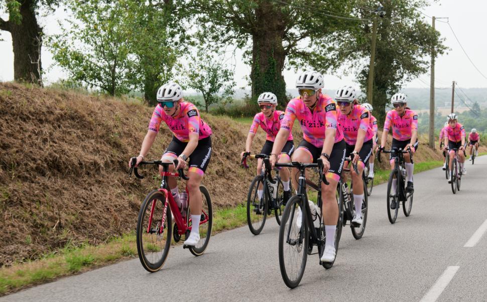 2025 Emily TdFFaZ The Route riding shot  ©Joolze Dymond