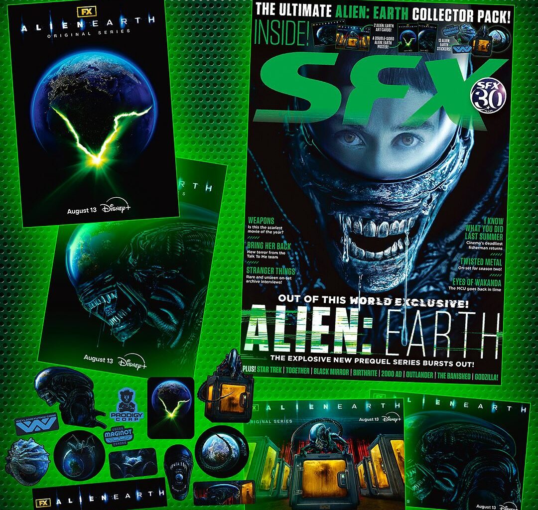 SFX Magazine Teases Upcoming Alien: Earth Issue Containing Poster, Art Cards & Stickers