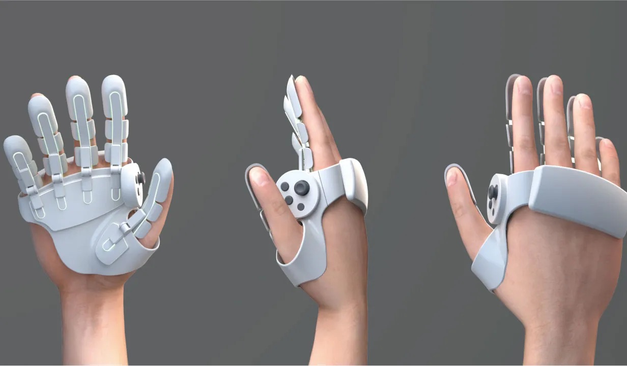 Sharp unveils haptic VR glove and controller with fine texture sensing