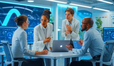 Illustration of four prominent researchers transitioning from OpenAI to Meta. Image generated by AI.