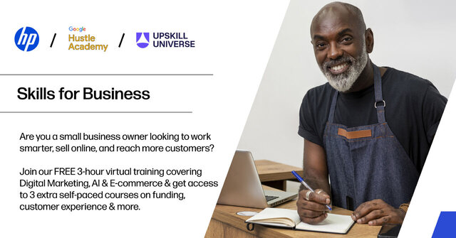  UpSkill Universe-HP-Google Skills for Business Programme 2025 for African SMEs. – Opportunities For Africans