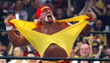 Hulk Hogan at WrestleMania in 2005. Pic: AP
