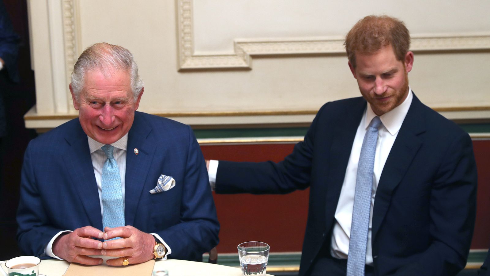 Senior aides to King and Prince Harry pictured meeting in London | UK News