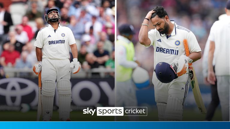 Watch Rishabh Pant's brave knock where he hit a maximum boundary for 50 then had his stumps flying by Jofra Archa, all while battling a fractured foot the day before.
