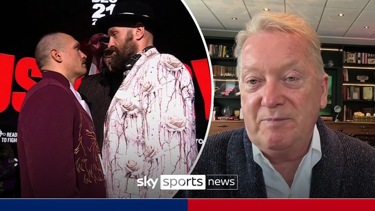 Frank Warren reveals chances Oleksandr Usyk vs Tyson Fury 3