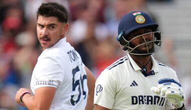 England reduce India to 204-6 in fifth Test with Gus Atkinson, Josh Tongue in wickets before Chris Woakes injury scare | Cricket News
