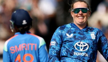 England vs India: Sophie Ecclestone and Amy Jones star as hosts win rain-affected second ODI at Lord's to level series | Cricket News