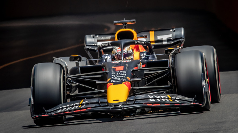 Max Verstappen flies out of the iconic Monaco Tunnel in the 2023 edition of the Monaco Grand Prix