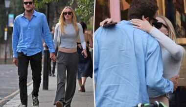 Sophie Turner and Peregrine pack on the PDA in London
