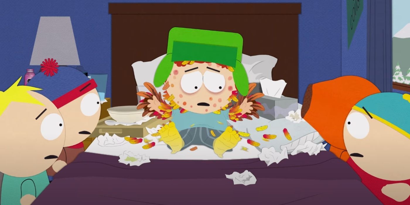 South Park Season 27 Kyle feathers