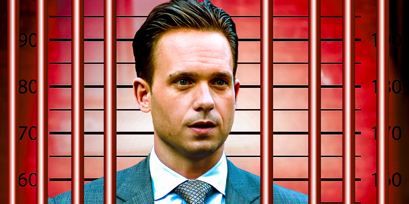 Mike arrested and behind bars in Suits