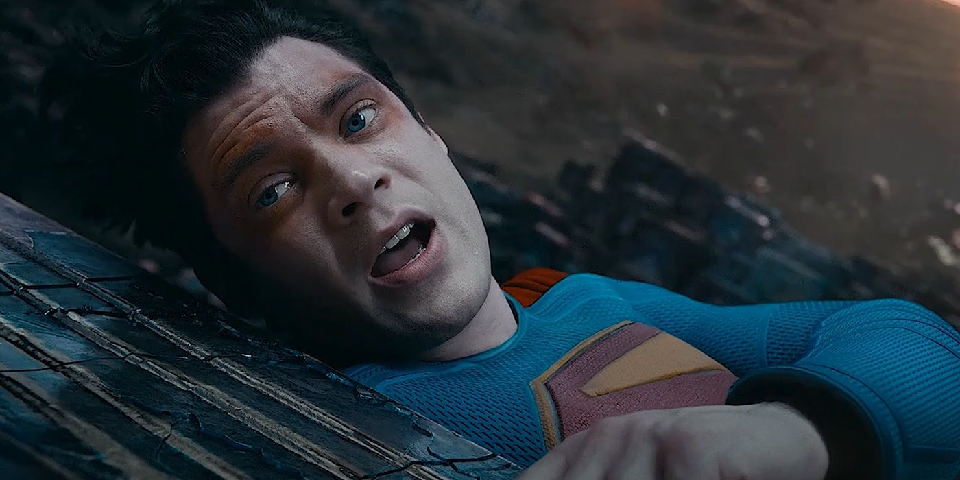 Superman making a joke.
