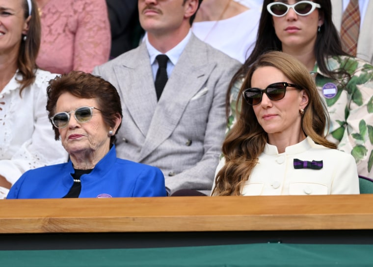 Billie Jean King and Kate Middleton