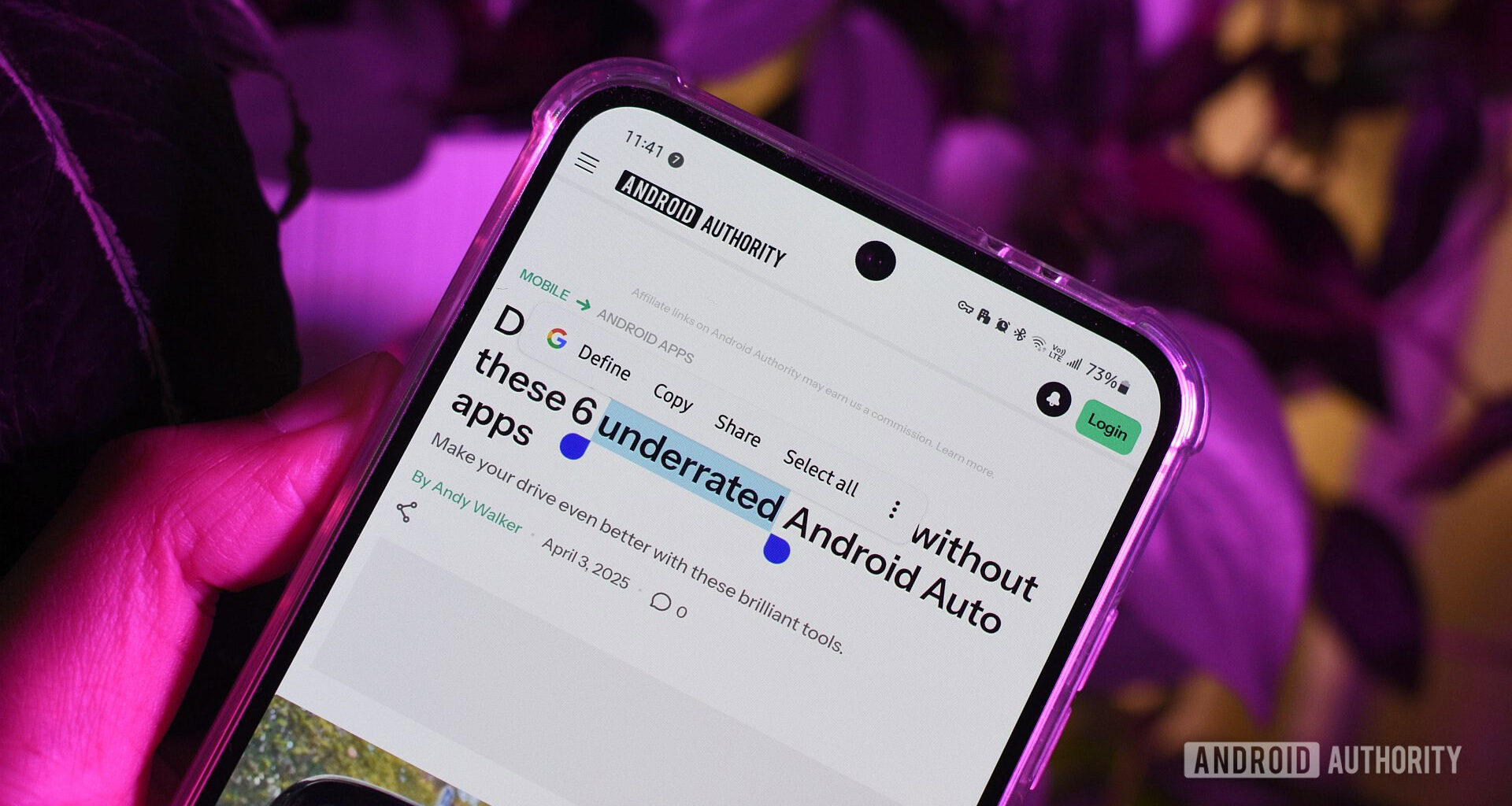 text selection shortcuts android 1