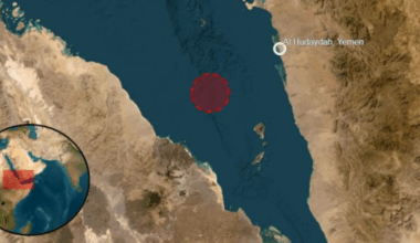 Ship comes under barrage of fire after being attacked by 'multiple small vessels' armed with grenades
