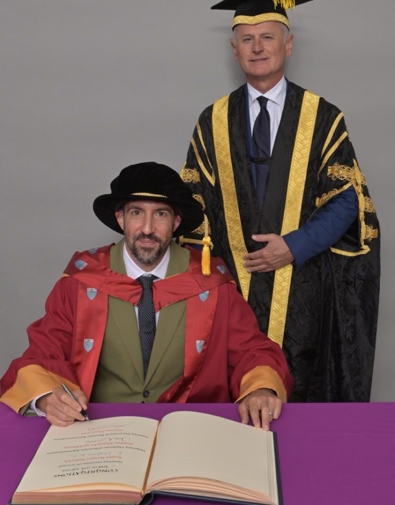 Technology entrepreneur gets honorary doctorate
