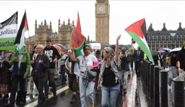 UK police have arrested more than 100 people at pro-Palestine demonstrations since Palestine Action ban