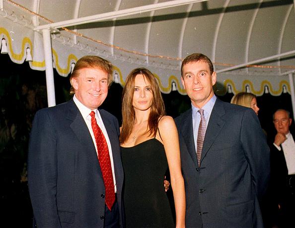 Donald Trump and Melania are pictured with the Duke of York at Mar-a-Lago in 2000, about six years before the royal’s entanglements with Jeffrey Epstein came to the public’s attention.