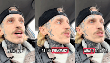man with facial tattoos