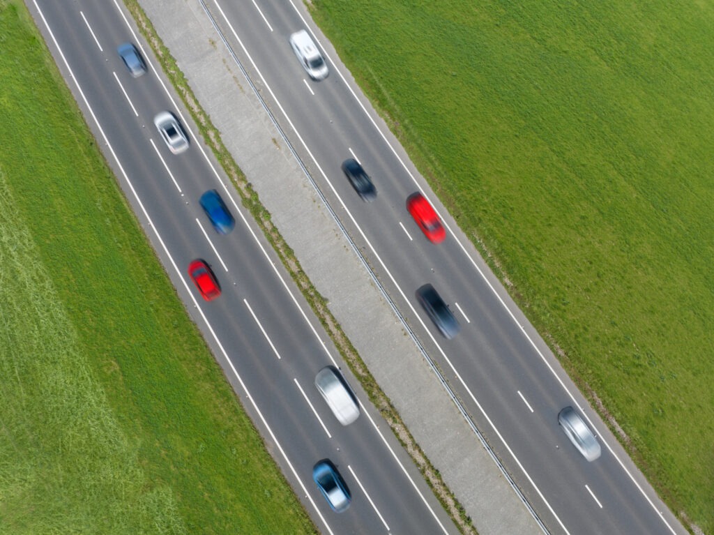 UK road from air