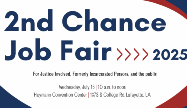 Second Chance Job Fair set for next week