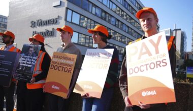 Thousands of doctors in England strike over pay, disrupting patient care