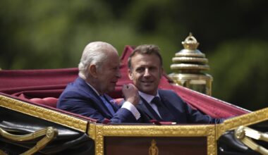 Macron says France and Britain will 'save Europe' as he starts a state visit to the UK