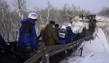 The health of 3 Ukrainian OSCE workers jailed since early in Russia's invasion is unclear