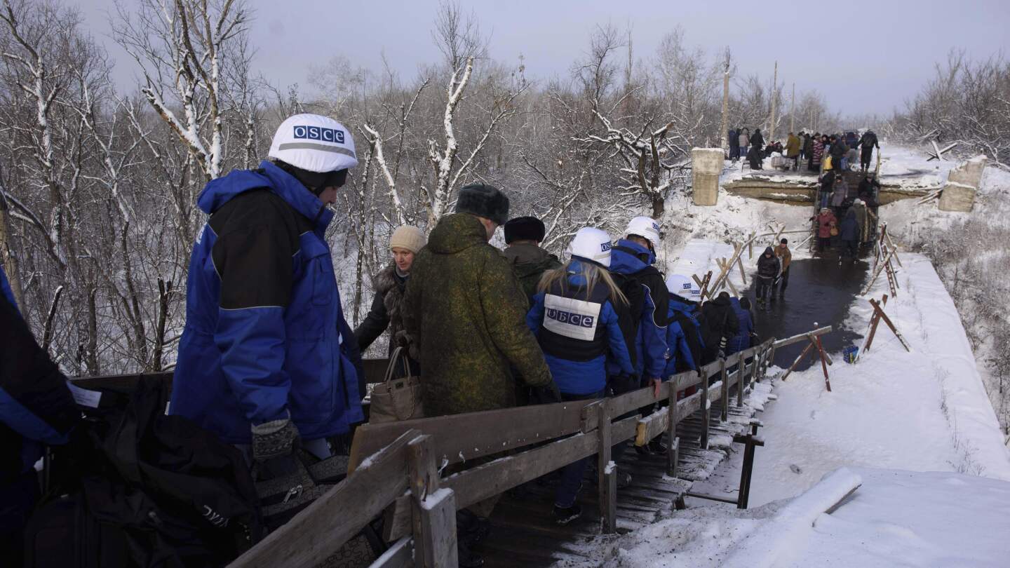 The health of 3 Ukrainian OSCE workers jailed since early in Russia's invasion is unclear