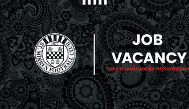 Job Vacancy: First Team/Academy Physiotherapist [Maternity Cover]