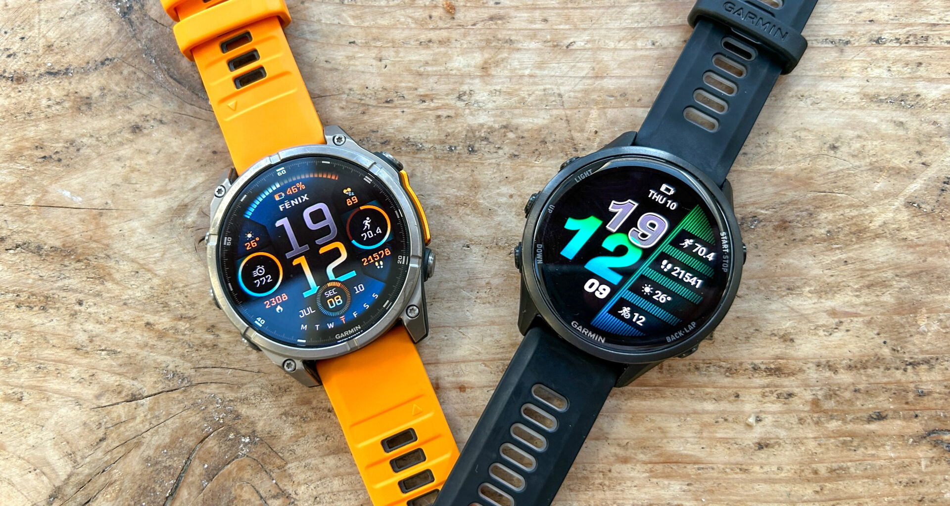 Garmin Fenix 8 vs Garmin Forerunner 970