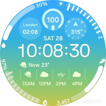 watch 8 faces gradient info 2