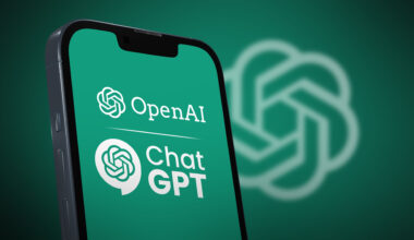 ChatGPT on an iPhone