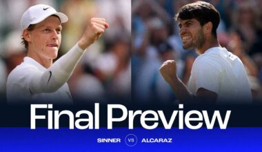 Jannik Sinner trails Carlos Alcaraz 4-8 in their Lexus ATP Head2Head series.