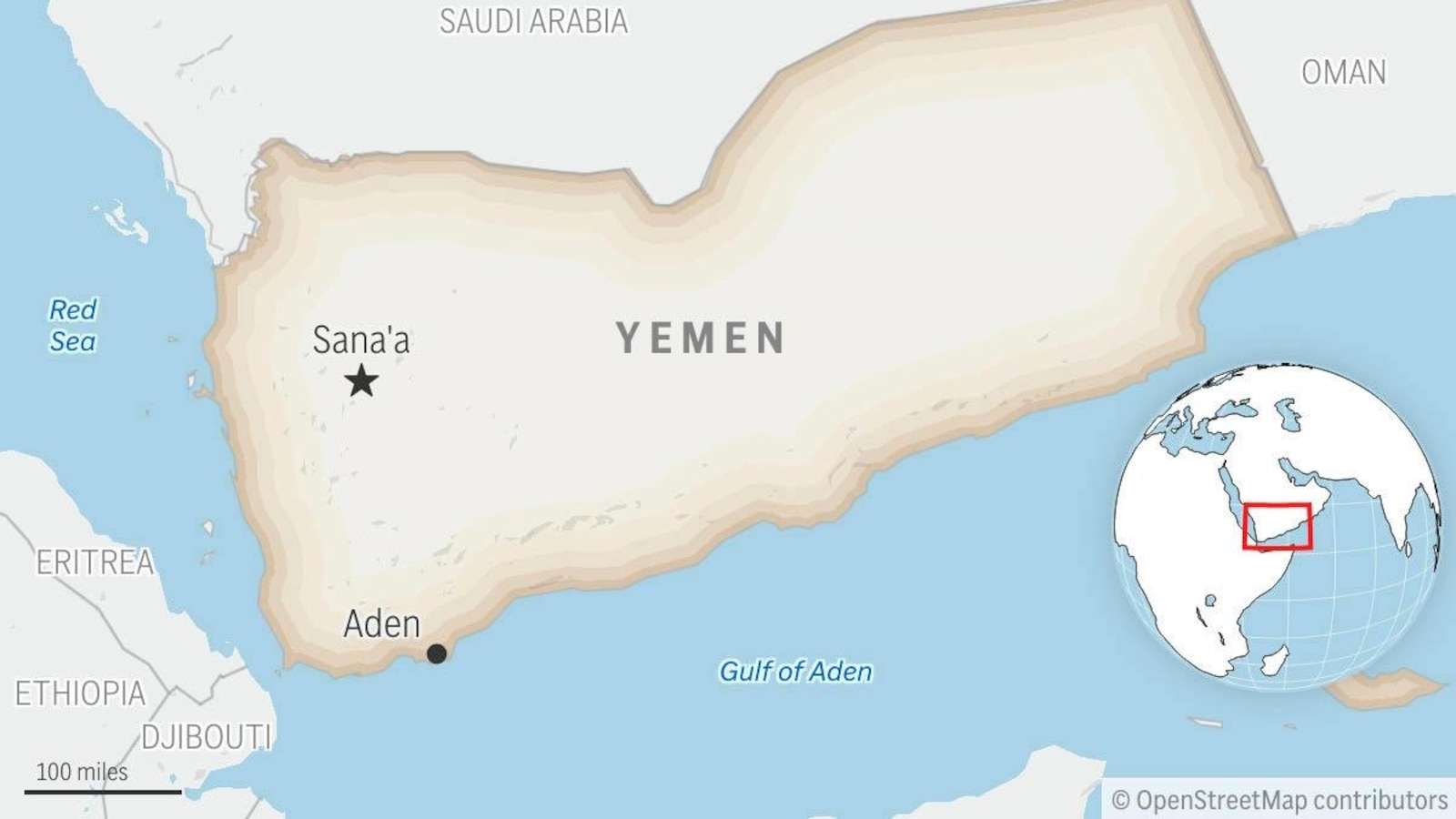 Crew abandons ship attacked in the Red Sea, UK military says