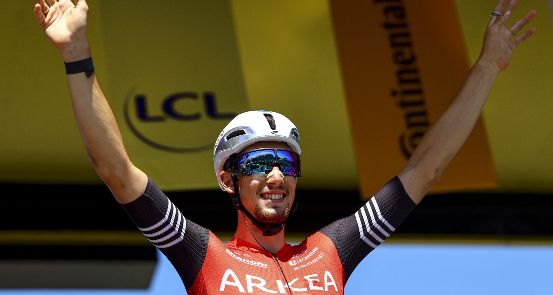 Kévin Vauquelin at the Tour de France