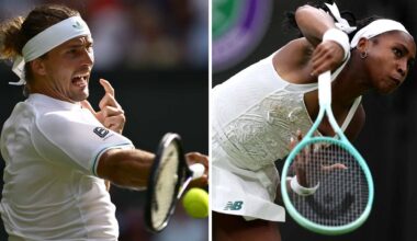 Alexander Zverev and Coco Gauff were the highest seeds to fall in the first round of Wimbledon.