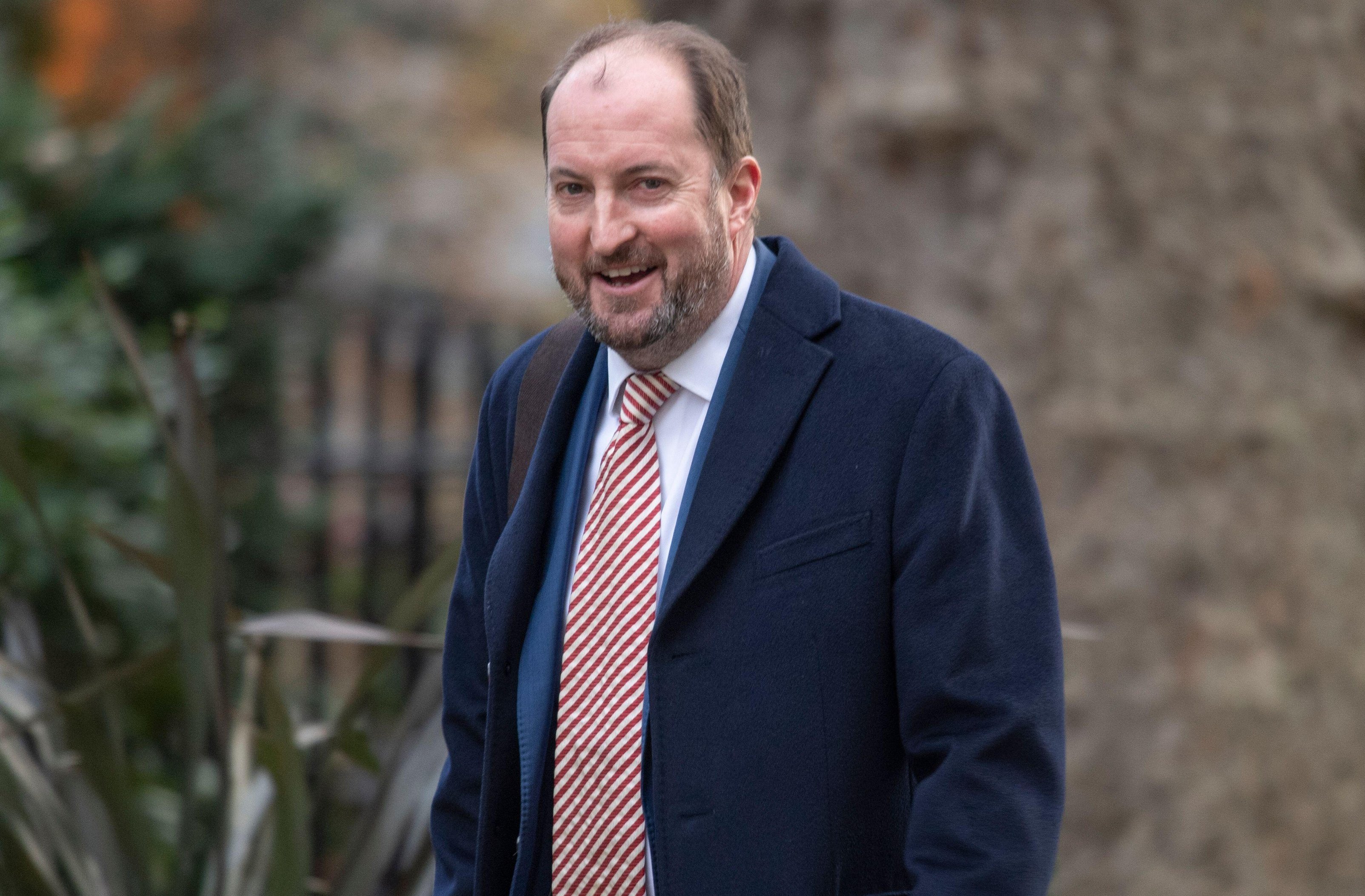 Guto Harri arriving at Downing Street.