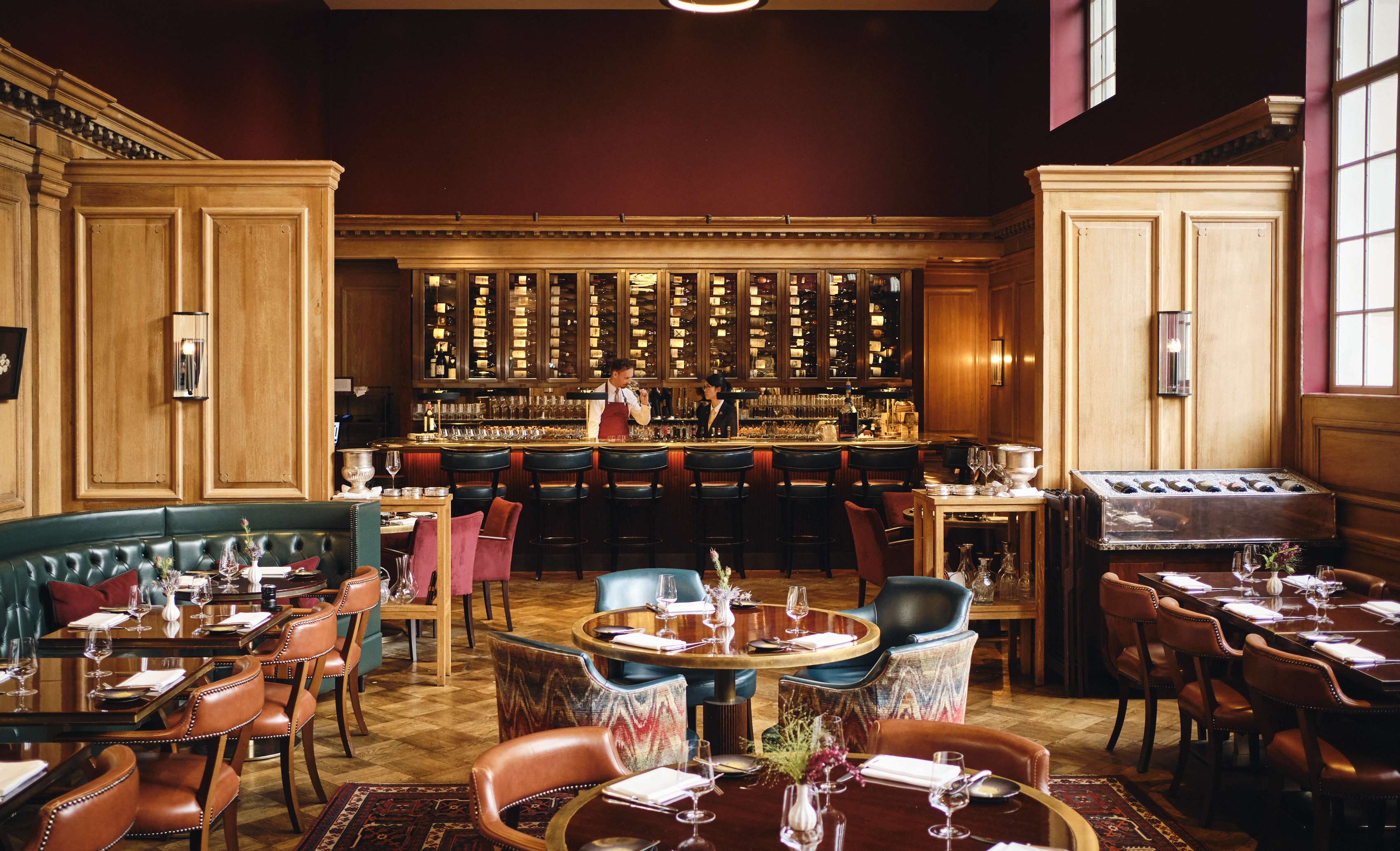 The lounge at 67 Pall Mall Club.