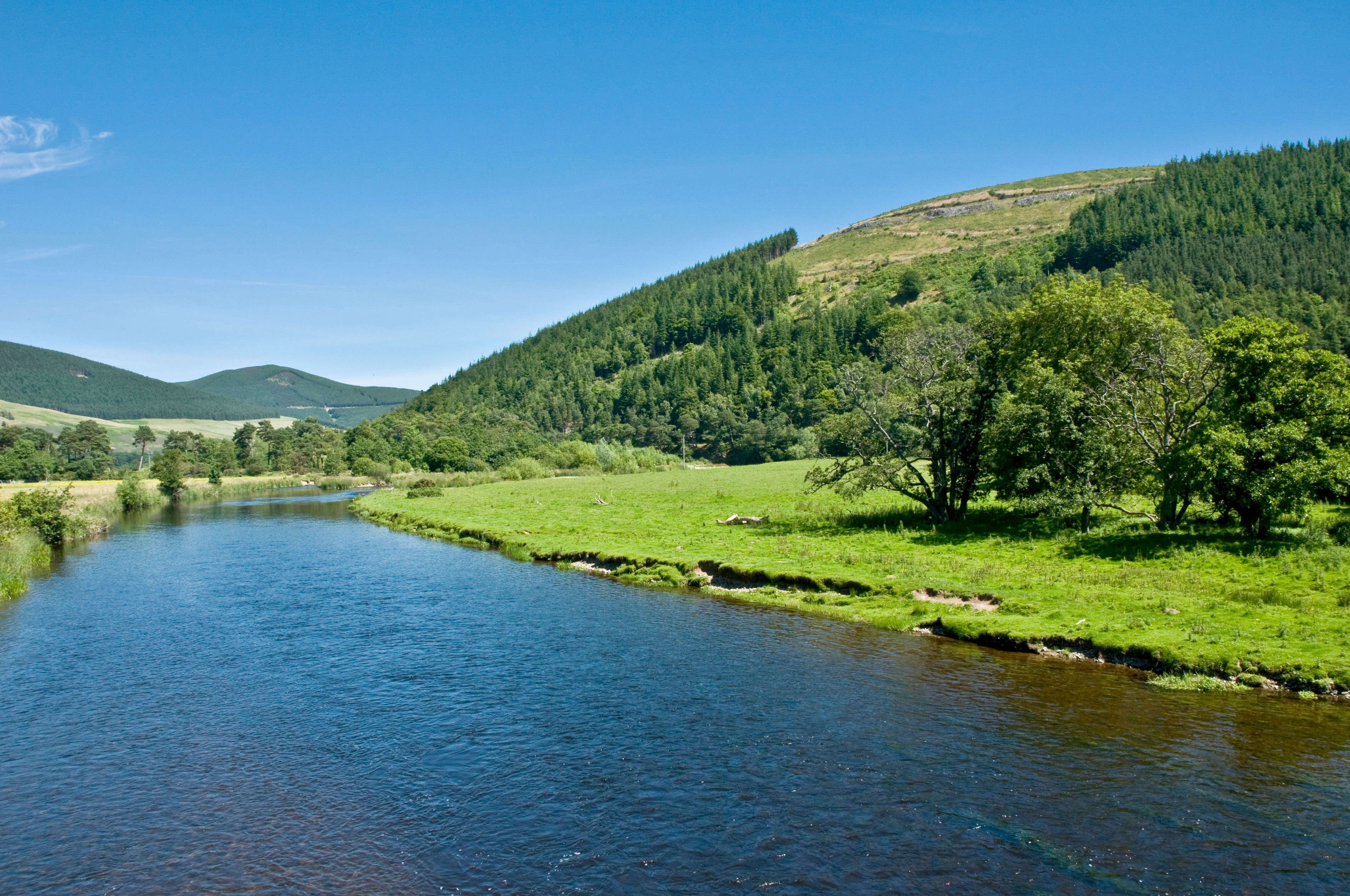 River Tweed near Innerleithen, Scottish Borders.