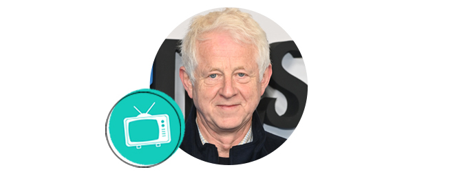 Richard Curtis with television icon.