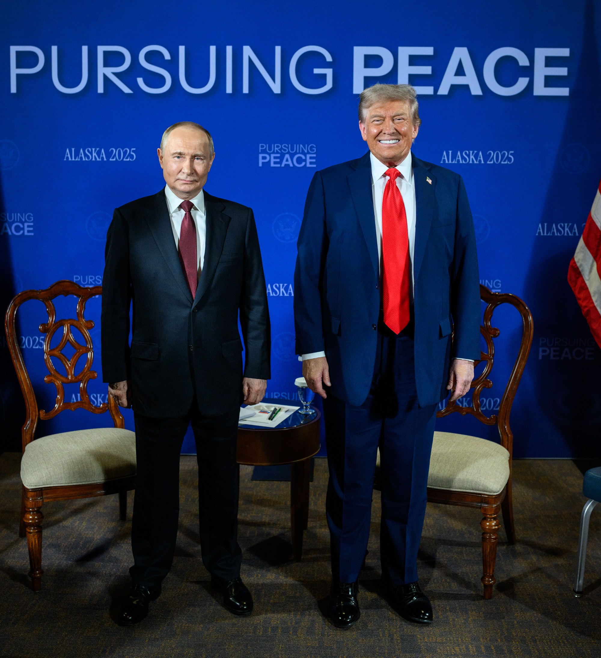 Putin and Trump in Alaska on Friday