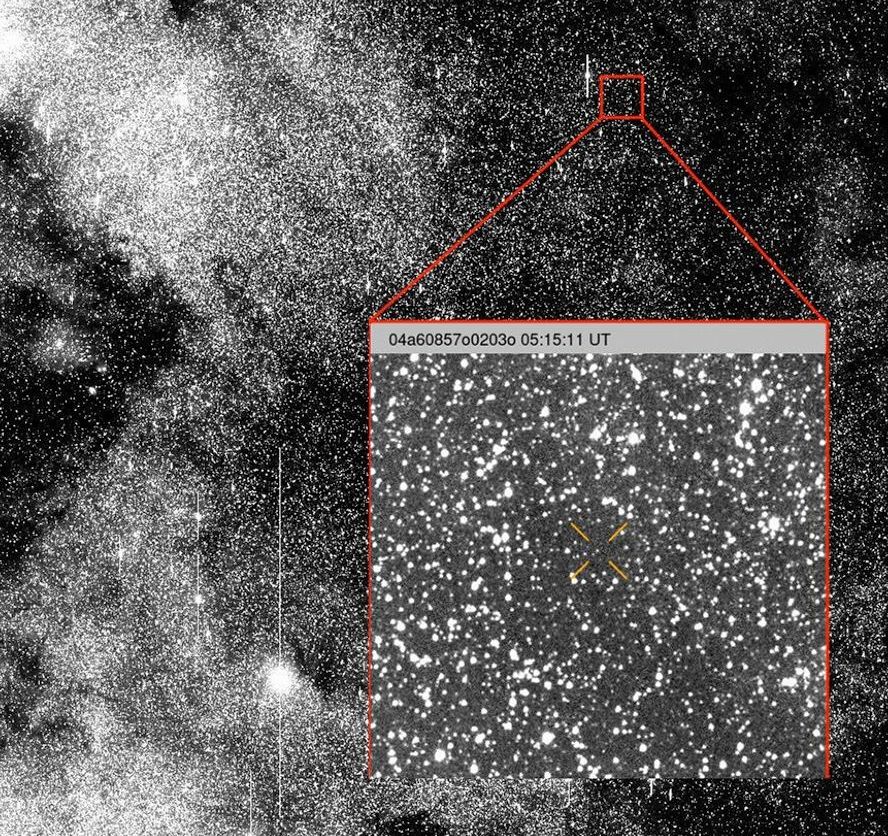 Comet 3I/ATLAS discovery image.