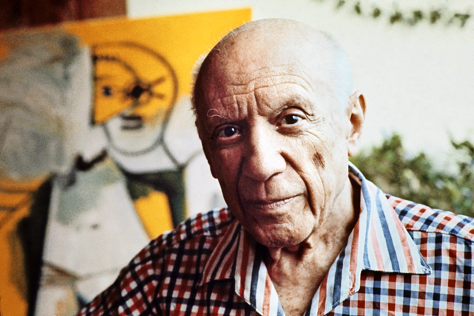 Pablo Picasso in Mougins, France.