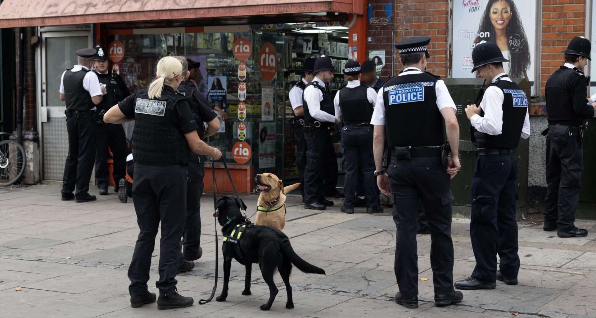 Joining a drug crackdown in a North London hotspot showed the scale of the task the Met is facing