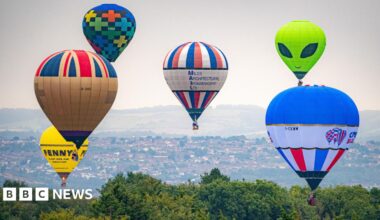 Bristol Balloon Fiesta due to get under way with mass ascent