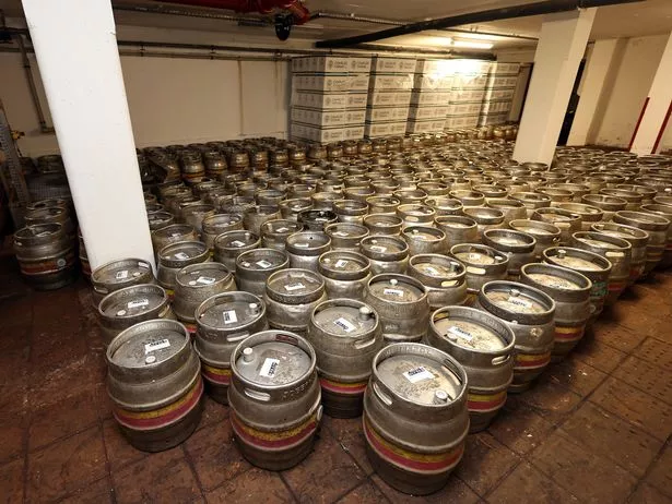 The end result is then sent off to pubs, bars, restaurants, and venues across the country